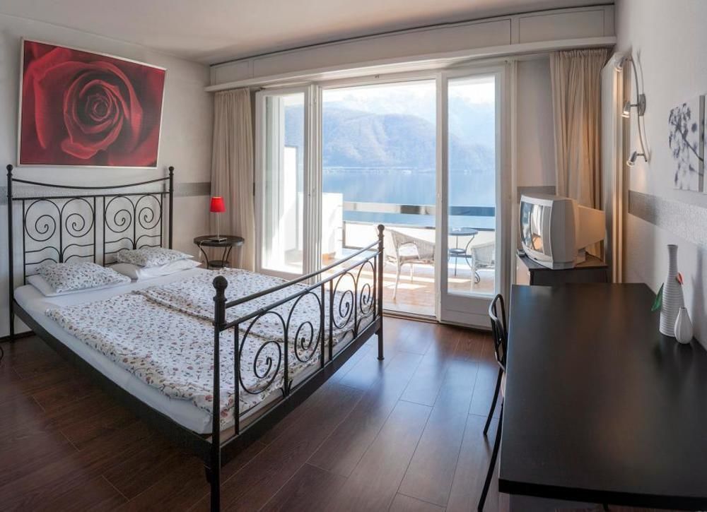 Hotel Garni Battello Мелиде Экстерьер фото